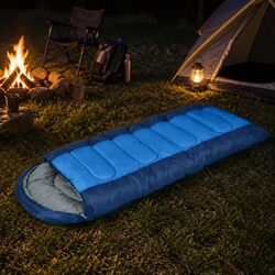 Sleeping Bag Outdoor Camping Cold Weather Hollow Cotton Insulation Portable