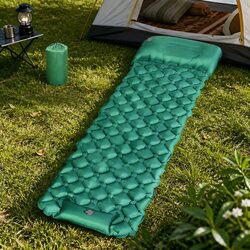 Single Air Mattress Camping Sleeping Pad Portable Inflatable Bed Outdoor Travel