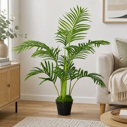 Artificial Oak Tree 95cm Indoor Fake Plant Flexible Branches Silk Leaves Home