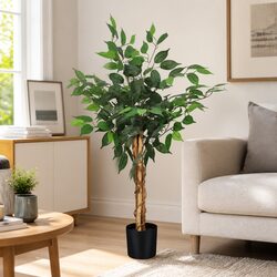 Artificial Tree 90CM Fake Green Plant Indoor Outdoor Home Decor Faux Christmas