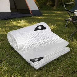 Heavy Duty Clear Tarp 200GSM Waterproof All Weather Camping Outdoor Cover 3.65m