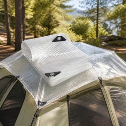 Heavy Duty Clear Tarpaulin 200GSM Waterproof Camping Tarp All Weather Protection