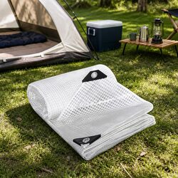Heavy Duty Clear Tarpaulin 200GSM Waterproof Camping Tarp All Weather Protection