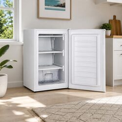 81L Upright Freezer White Compact Fridge Freezer Energy Efficient Fast Freezing