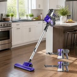 Stick Vacuum Cleaner Handheld Corded 450W Motorised Head Converts Hand Vacuum