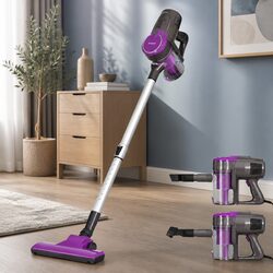 Stick Vacuum Cleaner Bagless Corded 500W Purple Handheld Converter