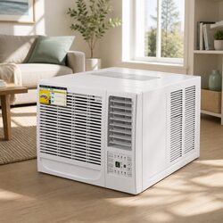 Window Air Conditioner 1.7kW Portable Cooling Unit Remote Control LED Panel