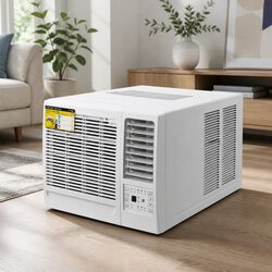 Window Air Conditioner 2.7kW Portable Cooling Unit LED Control Remote White