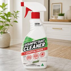 Disinfectant Spray 500ml Hospital Grade Multi Surface Cleaner Kitchen Bathroom