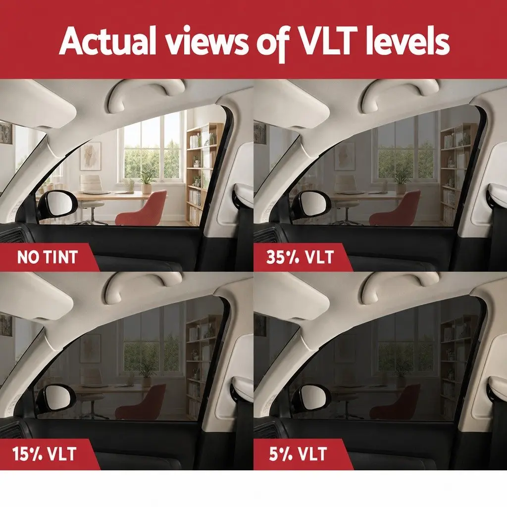Window Tint Film Roll 15% VLT Black 100cm x 30m for Home and Auto Tinting