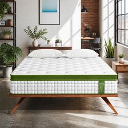 Single Mattress 30cm Gel Memory Foam Hybrid Pocket Spring Medium Firm Cooling
