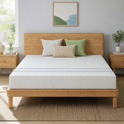 King Size Memory Foam Mattress 20cm Reversible Medium Soft Gel Infused Sleep Bed