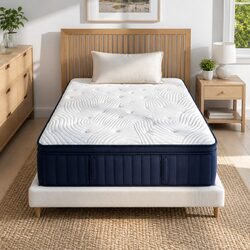 Single Mattress 34cm Medium Soft Hybrid Pocket Spring Gel Memory Foam Cooling