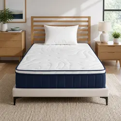 King Single Mattress 30cm Medium Firm Pocket Spring Latex Lumbar Support Hybrid