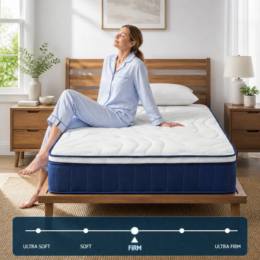 Single Mattress Medium Firm 30cm Pocket Spring Latex Lumbar Support