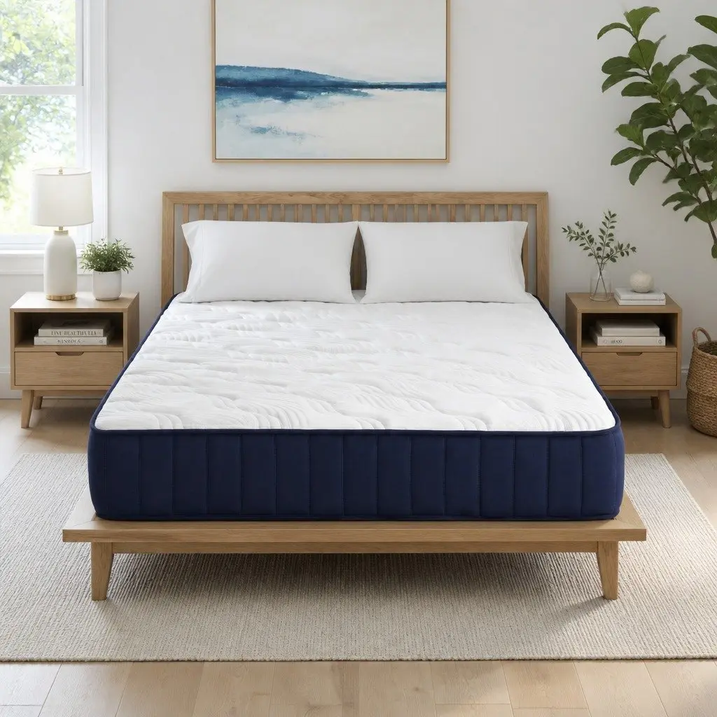 Queen Mattress 26cm Orthopedic Firm Pocket Spring Hybrid Bed Back Pain Relief