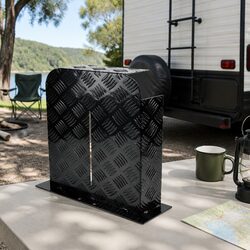Diesel Heater Fuel Tank Cover 10L 15L Aluminum Base Mount Caravan RV Protection
