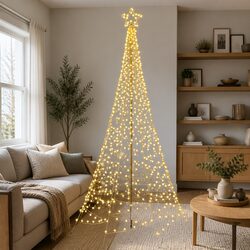 3.6M Pre-lit Christmas Tree 800 LED Solar Lights Outdoor Holiday Decoration