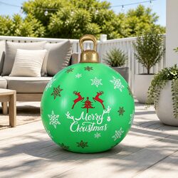 Christmas Inflatable Ball Bauble 60cm Outdoor Indoor Festive Decoration