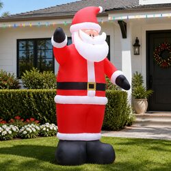 Christmas Inflatable Santa 5M Illuminated Outdoor Indoor Festive Decorations