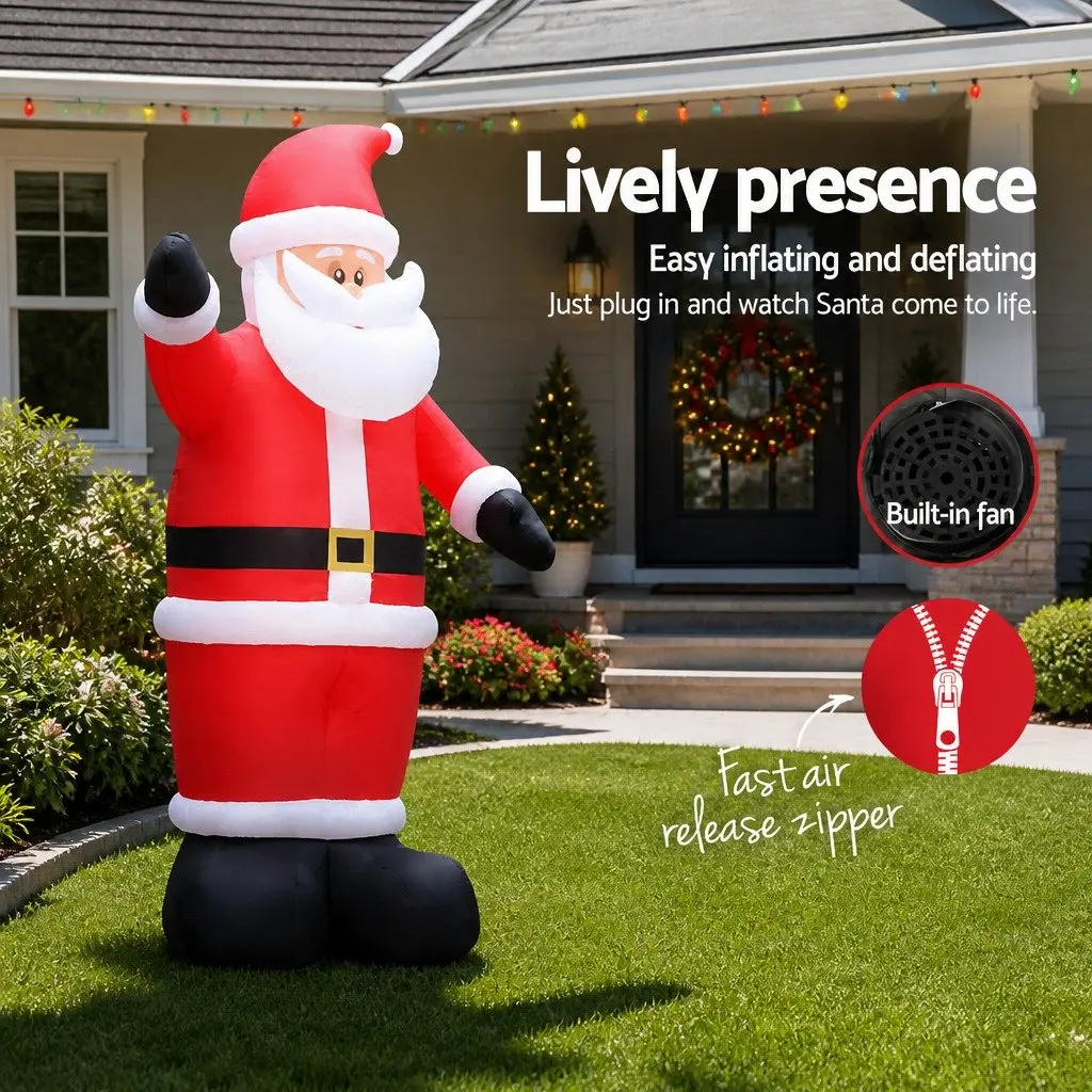 Christmas Inflatable Santa 5M Illuminated Outdoor Indoor Decoration
