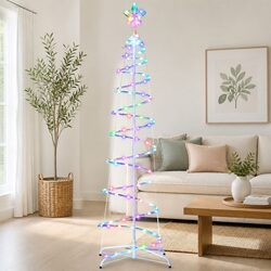 LED Christmas Tree 1.8m 100 RGB Lights Outdoor Indoor Xmas Decoration Bluetooth