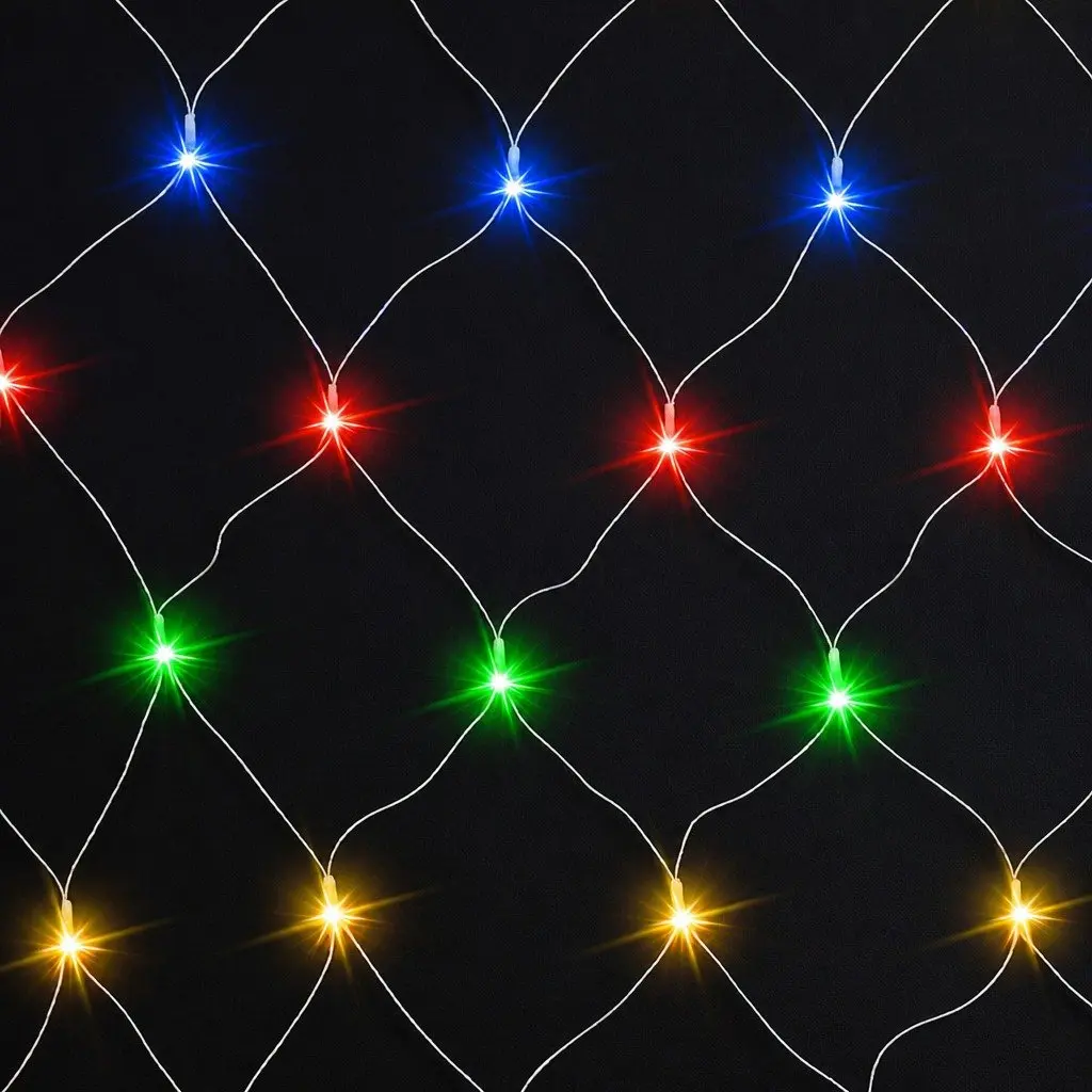 Net String Lights 5M x 3M 600 LED Multicolour for Christmas Outdoor Indoor
