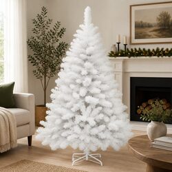 White Christmas Tree 1.8M 670 Tips Festive Decoration Indoor Outdoor Display