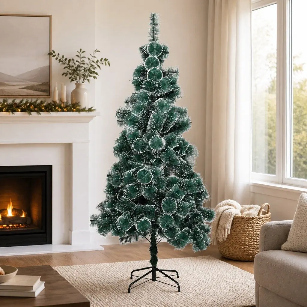 Christmas Tree 1.5M 180 Tips Green PVC Pine Needle Artificial Holiday Decoration