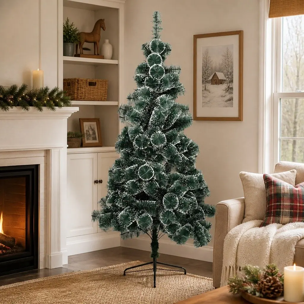 Christmas Tree 1.5M 180 Tips Green PVC Pine Needle Artificial Holiday Decoration