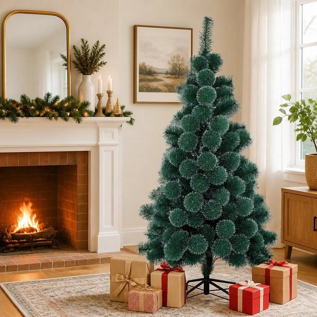 Christmas Tree 1.5M 180 Tips Green PVC Pine Needle Artificial Holiday Decoration