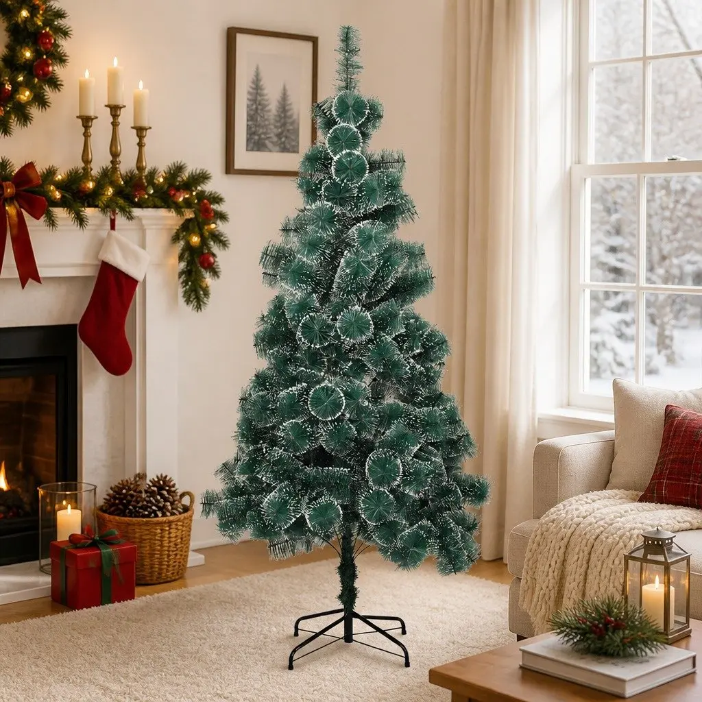 Christmas Tree 1.5M 180 Tips Green PVC Pine Needle Artificial Holiday Decoration