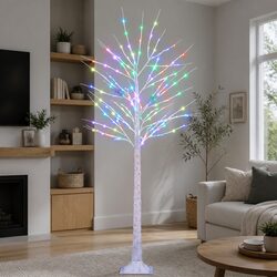 1.7M Christmas Tree 120 RGB LED Lights Remote Control Indoor Outdoor Display