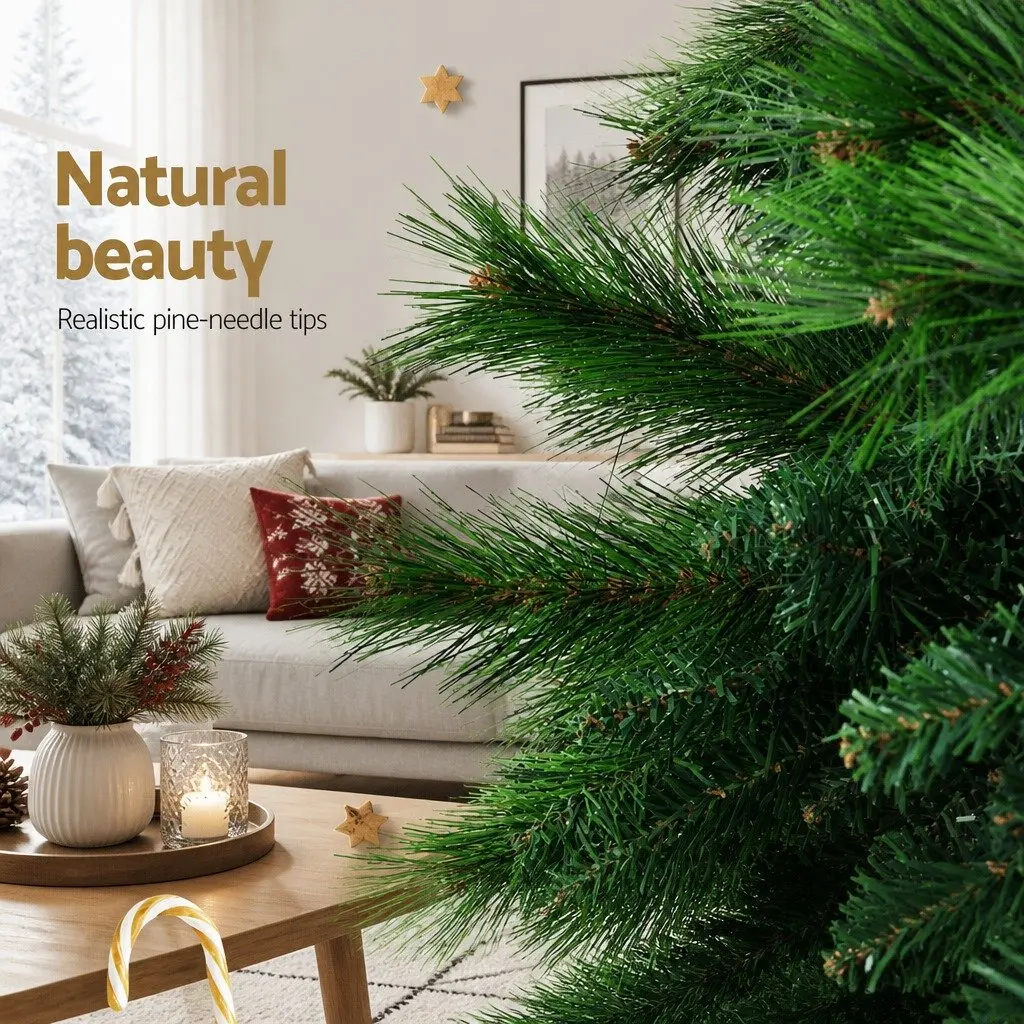 Christmas Tree 1.8M Green Xmas Pine Tree 1024 Tips Artificial Holiday Decoration