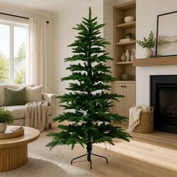 Christmas Tree 7FT LED Pre-Lit Festive Decoration 860 Tips Warm White Lights