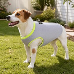 Dog Cooling Vest Yellow XS Pet Summer Heat Relief Water Activated Comfort Jacket