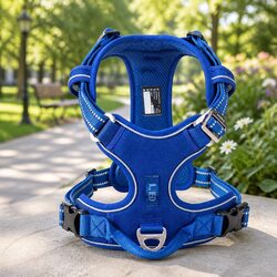 No Pull Dog Harness with Reflectors Breathable Mesh Soft Comfortable Pet Safety