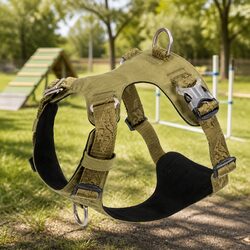 Lightweight Dog Harness Tactical Training Waterproof Nylon Webbing Multiple