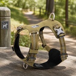 No Pull Dog Harness Lightweight Reflective Pet Harness M Size