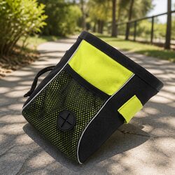 Dog Treat Belt Bag with Water Bottle Holder, Reflective Leash Attachment,