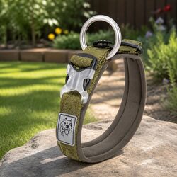 Dog Collar Army Green Small Active Puppy Pet Reflective Lead Attachment