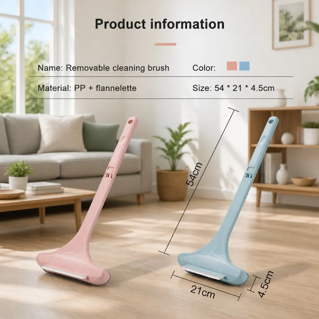 Double Sided Window Cleaning Brush Multifunctional Tool Blue