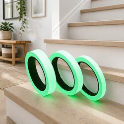 Glow-in-the-Dark Anti-Slip Stair Tread Safety Sticker Fluorescent Green