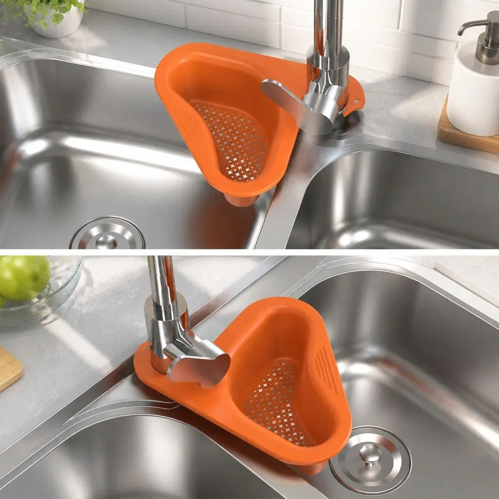 Non-Perforated Fruit Vegetable Basket Drainage Dang Type Dry Wet Separation