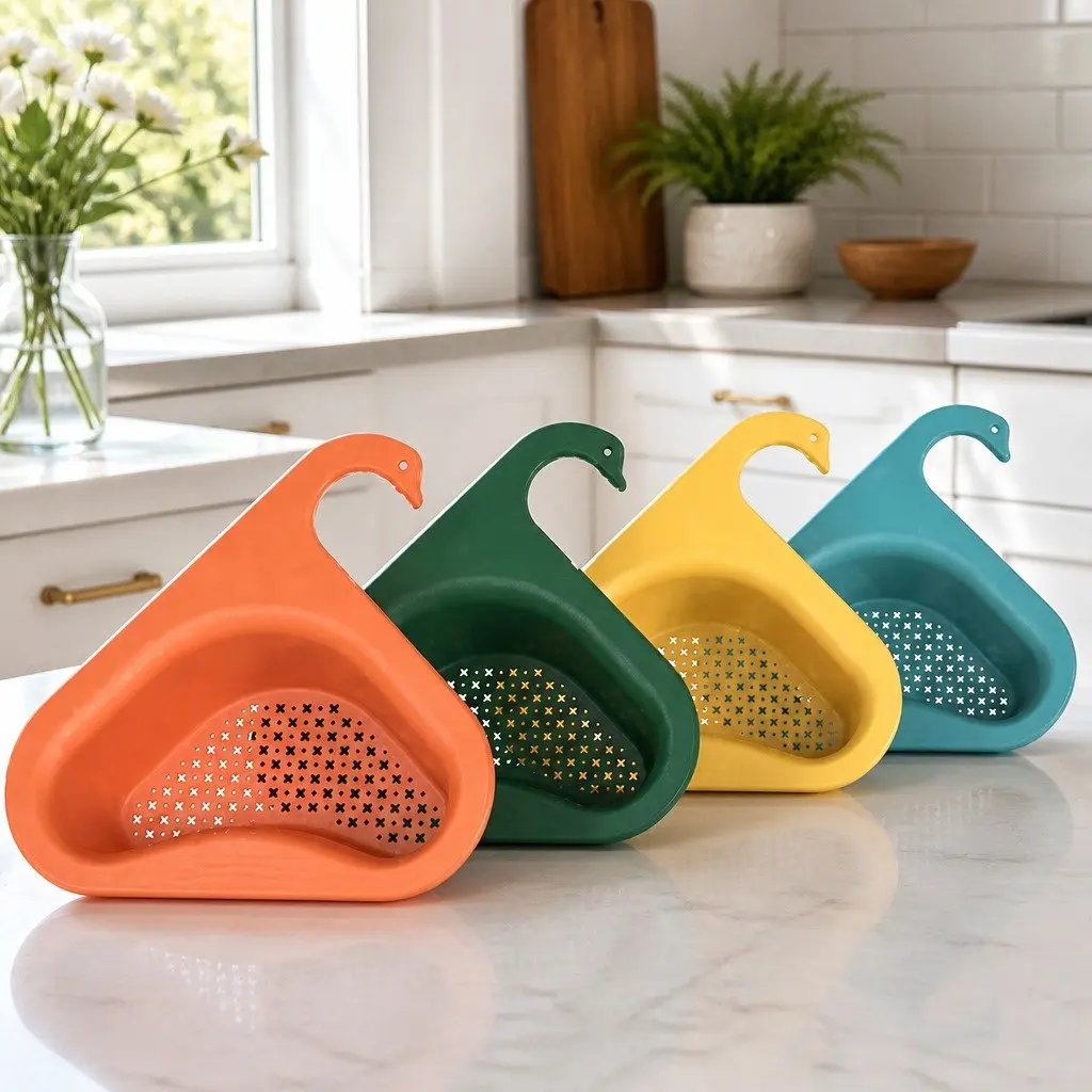 Non-Perforated Fruit Vegetable Basket Drainage Dang Type Dry Wet Separation