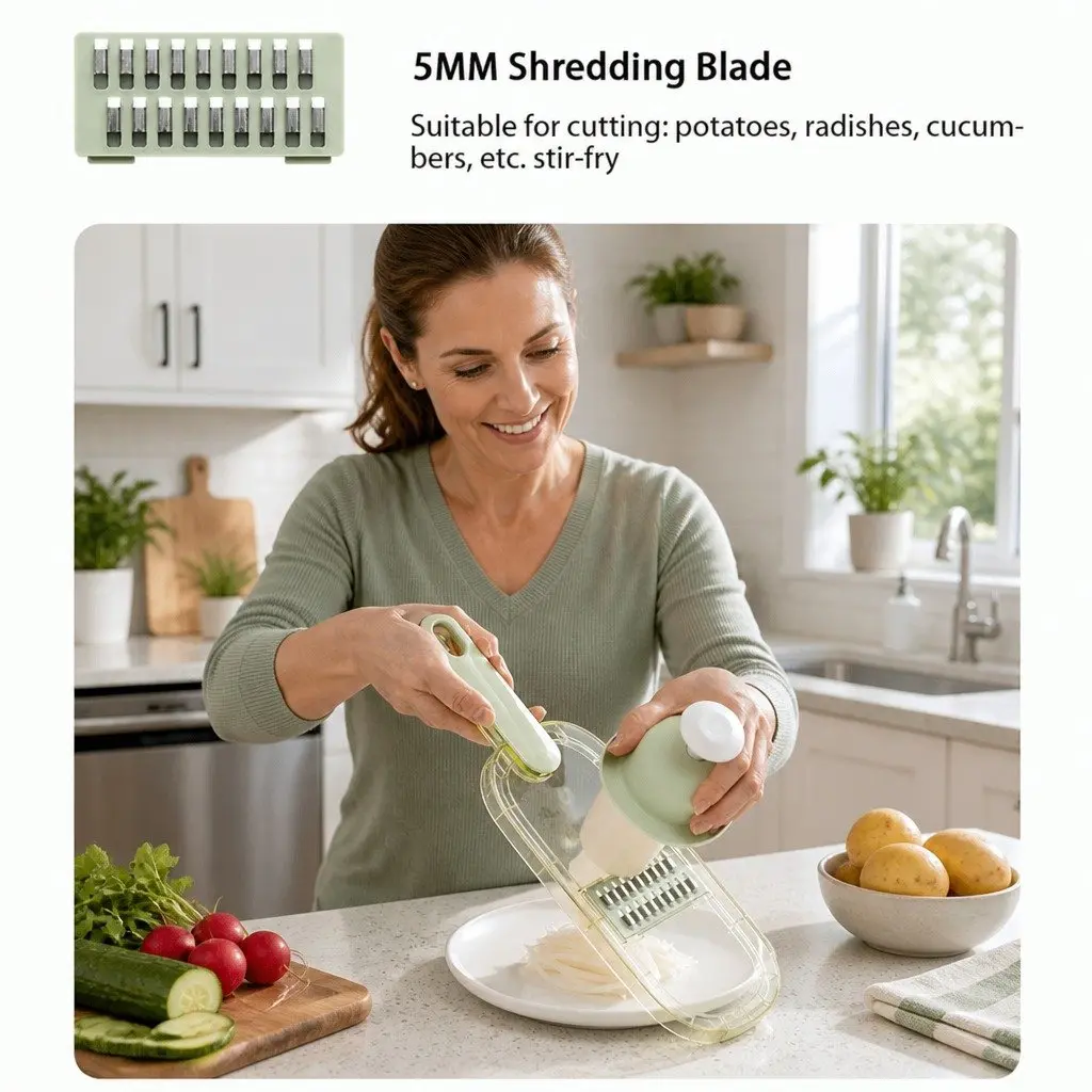 Fruit Vegetable Chopper Peeler Multi-Functional Kitchen Cutter Tool Slicer