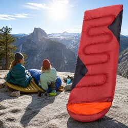 Rectangular Sleeping Bag Envelope Design Outdoor Camping Quilt Waterproof