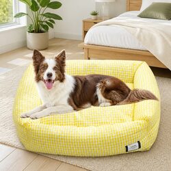 Dog Bed Kennel Pet Sleep Mat Washable Cushion 70cm Comfortable Breathable Warm