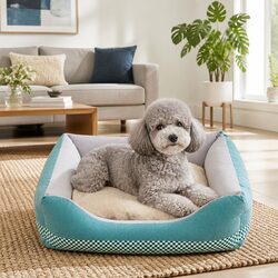 Pet Soft Comfort Bed Detachable Washable Mattress Medium Size Warm Cosy