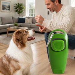 Dog Training Whistle Pet Clicker Trainer Guide Assistive Aid Tool for Dogs